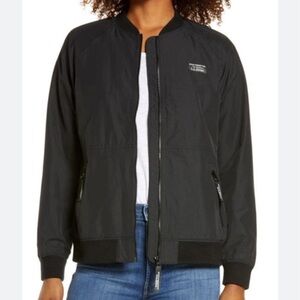 Ll bean Women's 3-Season Bomber Jacket black medium